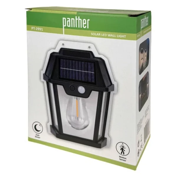 Panther Pt-2991 LED Filament Sensörlü Solar Bahçe Aydınlatması - Görsel 6