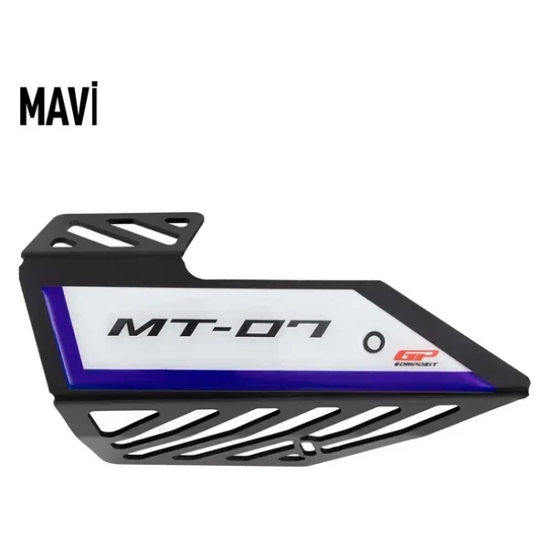 Gp Kompozit Yamaha Mt-07 2014-2021 Uyumlu Egzoz Koruma Kapağı Siyah - Görsel 5