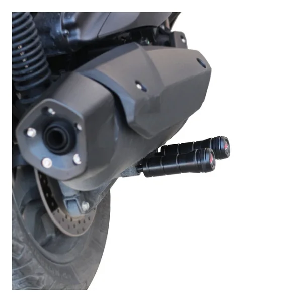 Gp Kompozit Yamaha Xmax 400 2018-2020 Uyumlu Egzoz Koruma Takozu Siyah - Görsel 8