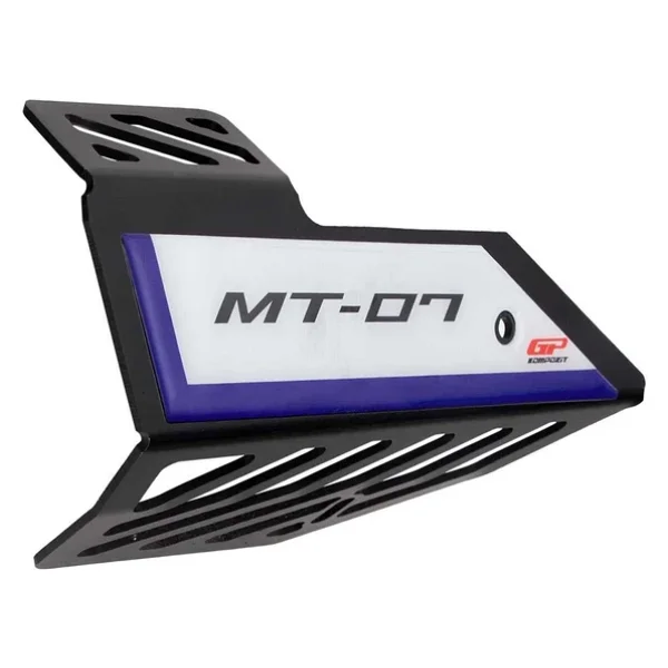 Gp Kompozit Yamaha Mt-07 2014-2021 Uyumlu Egzoz Koruma Kapağı Siyah - Görsel 6