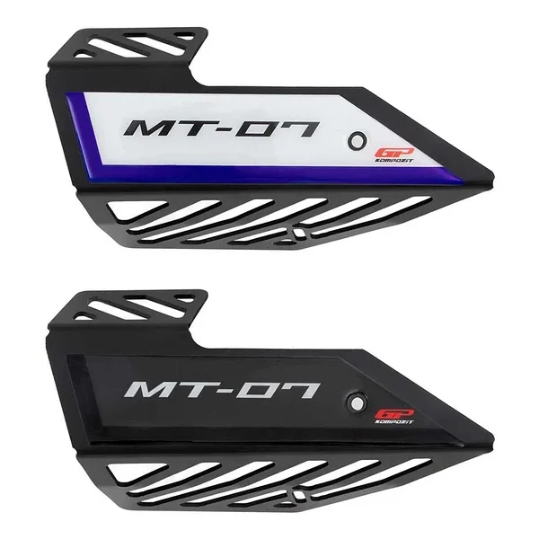 Gp Kompozit Yamaha Mt-07 2014-2021 Uyumlu Egzoz Koruma Kapağı Siyah - Görsel 4
