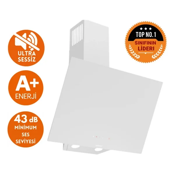 Afm Tech Ve Ferre Marka Ls Sessiz Setüstü Beyaz Vitro Elektrikli Ankastre Set (D078-Sa+Fc-07+Fm7701 - Görsel 7