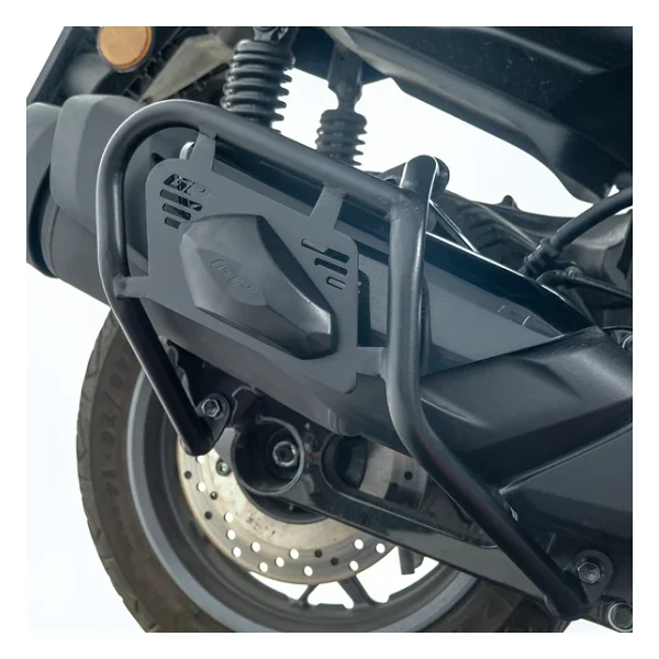 Gp Kompozit Yamaha Xmax 250-400 2025 Uyumlu Kapaklı Egzoz Koruma Demiri Siyah - Görsel 9