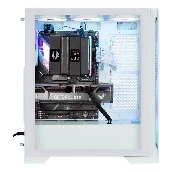 Bıtfenıx Mg953 850w 80+ Bronze Tempered Glass Frgb USB 3.0 Atx Mid Tower Beyaz Kasa - Görsel 3