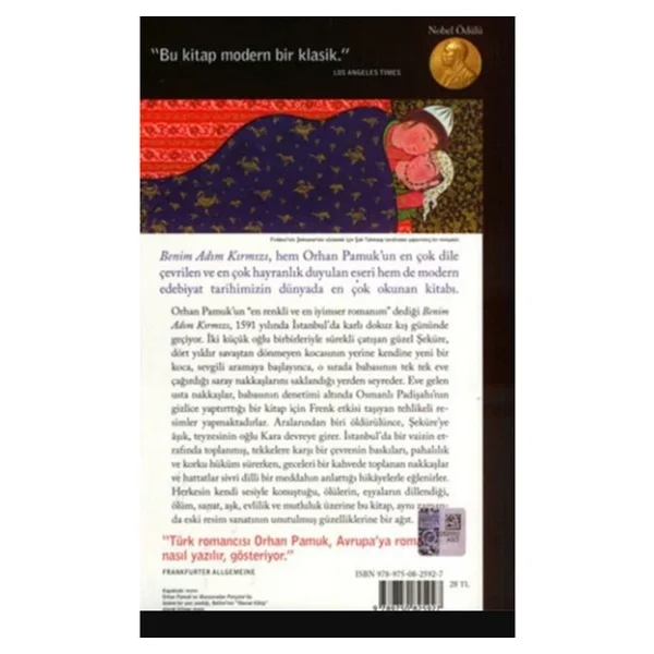 Benim Adım Kırmızı - Orhan Pamuk - Görsel 4