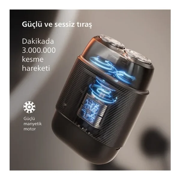 Philips 500 Series S591/05 Kompakt Tıraş Makinesi - Görsel 7