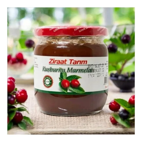 Ziraat Tarım Şeker İlavesiz 450 Gr Kuşburnu Marmelatı - Görsel 5