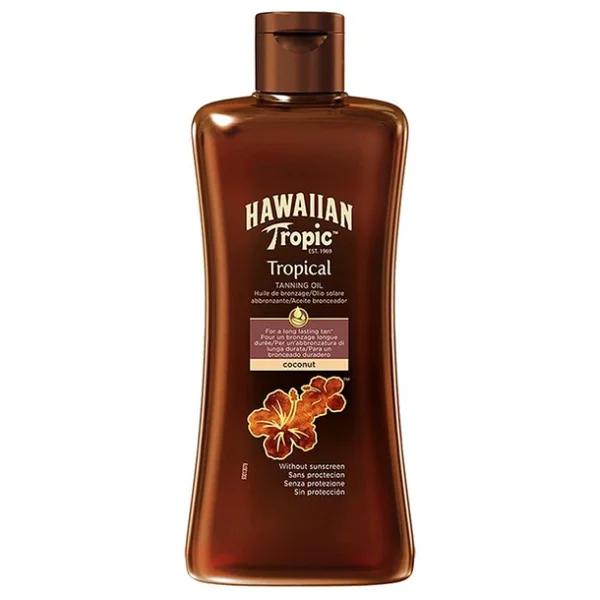 Hawaiian Tropic Glowing Oil 200 Ml Bronzlaştırıcı Yağ - Görsel 3