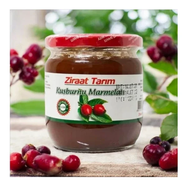 Ziraat Tarım Şeker İlavesiz 450 Gr Kuşburnu Marmelatı - Görsel 3