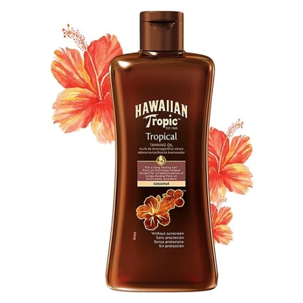 Hawaiian Tropic Glowing Oil 200 Ml Bronzlaştırıcı Yağ - Görsel 5