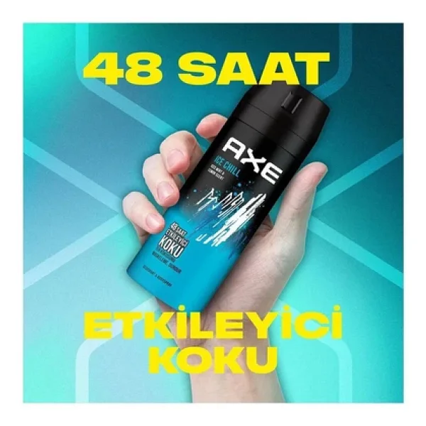 Axe Ice Chill 3 Adet 150 ml Erkek Deodorant - Görsel 4