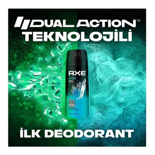 Axe Ice Chill 3 Adet 150 ml Erkek Deodorant - Görsel 5