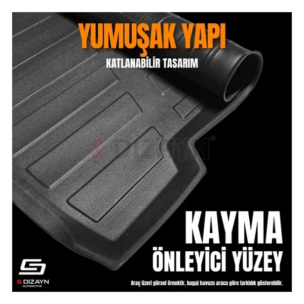 S-Dizayn Audi Q2 3d Pro Bagaj Havuzu 2016 Üzeri A+ Kalite - Görsel 7