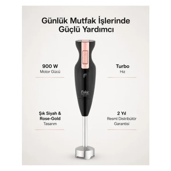 Fakir Silvino 900 W El Blender - Görsel 5