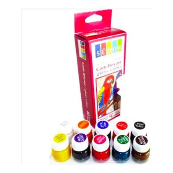 Südor Cam Boyası 10 Renk 15 Ml - Görsel 2