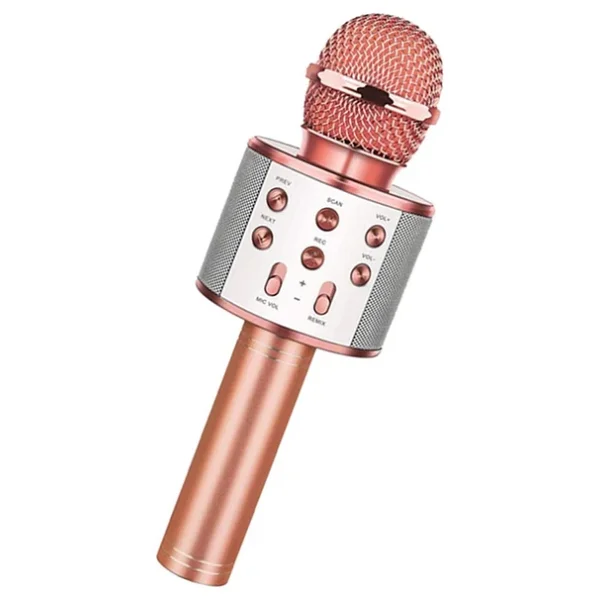 Winex Usba+Tf Sd Kart + 3.5 Mm Aux Girişli Bluetooth Karaoke Mikrofonu - Görsel 3