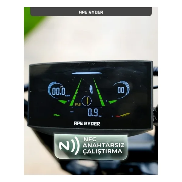 Ape Ryder Genon Ultra 750 W Sarı Elektrikli Bisiklet - Görsel 8