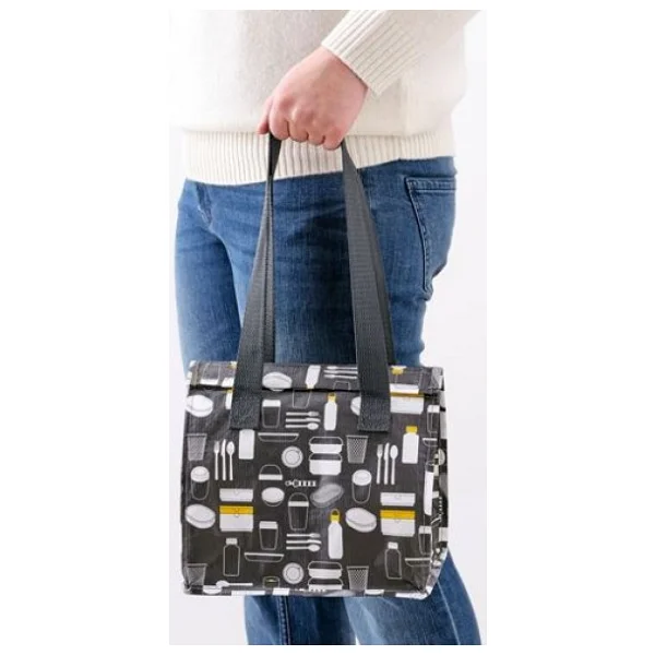 Ikea Yemek Çantası Taşınır Siyah 5 Kg Yıkanır Yemek Çantası - Görsel 5