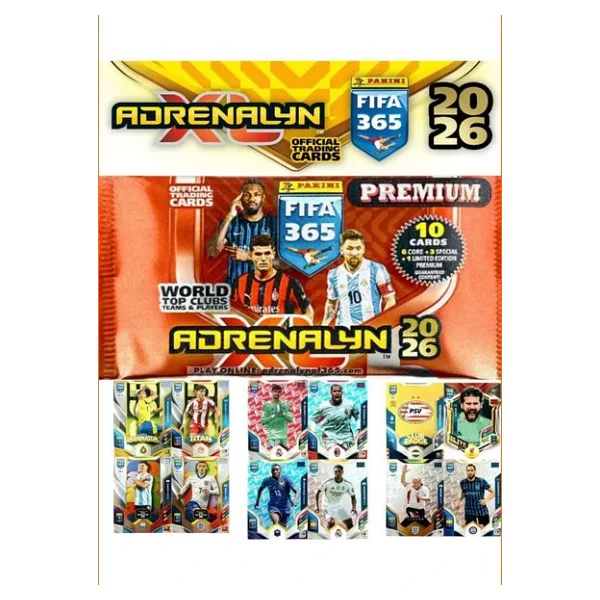 Panini Fıfa World Cup 2026 365 Adrenalyn XL Premium Trading Card 10'lu Paket - Görsel 4