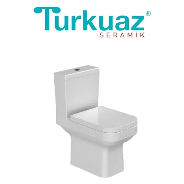 Turkuaz Seramik Noura Beyaz Takım Klozet - Görsel 7