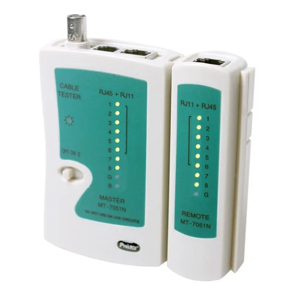 Proskit Mt-7051n Rj45-Rj-11-Bnc Kablo Test Cihazı - Görsel 2