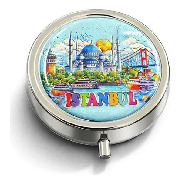 İstanbul Temalı İlaç Kutusu Alk4373 - Görsel 3