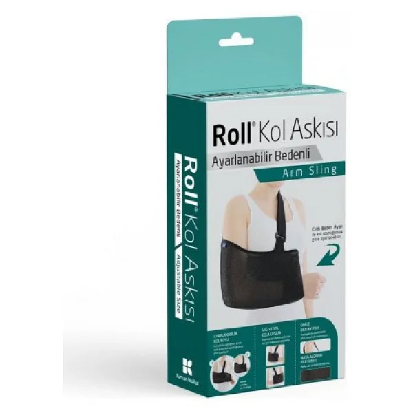 Roll Ayarlabilir Bedenli Kumaş Kol Askısı - Görsel 5