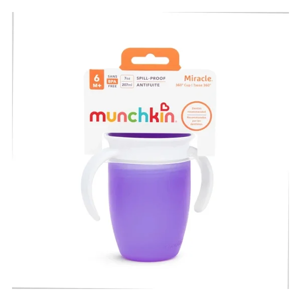 Munchkin Mucize 360° Alıştırma Bardağı 6 Ay+ 207 Ml - Görsel 9