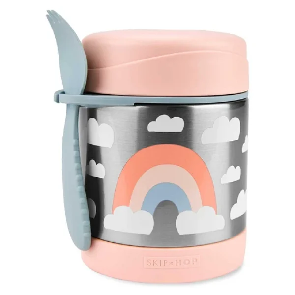 Skip Hop Spark Style Gökkuşağı Paslanmaz Çelik Termos 325 Ml - Görsel 6