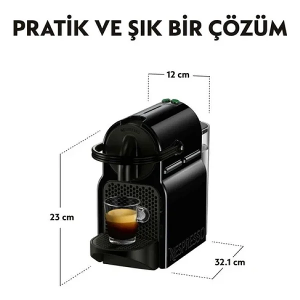Nespresso Inissia D40 Black Espresso Makinesi - Görsel 10