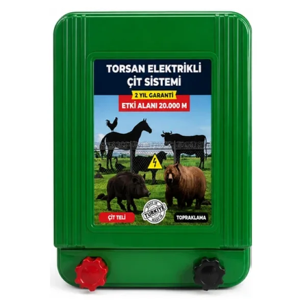 Torsan Elektrikli Çit Cihazı Gece Gündüz Sensörlü - Görsel 3