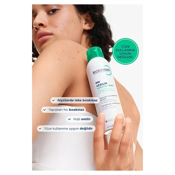 Bioderma Sebium Kerato+ Sivilce Ve Akne Lekesi Karşıtı 150 Ml Vücut Spreyi - Görsel 6