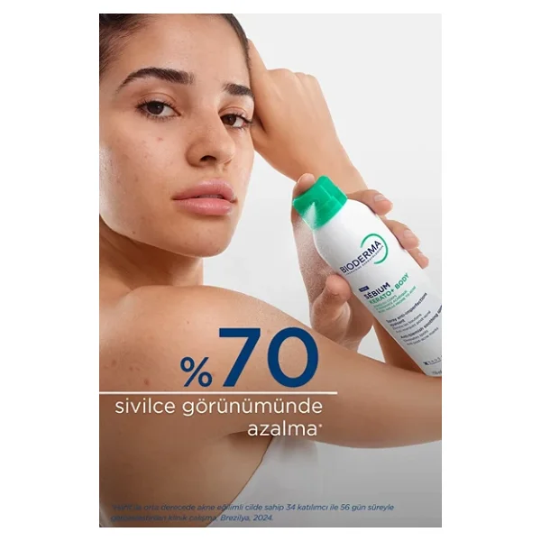 Bioderma Sebium Kerato+ Sivilce Ve Akne Lekesi Karşıtı 150 Ml Vücut Spreyi - Görsel 2