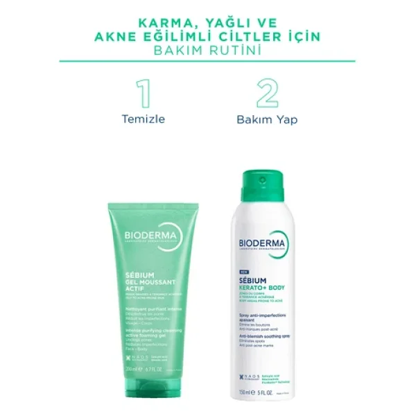 Bioderma Sebium Kerato+ Sivilce Ve Akne Lekesi Karşıtı 150 Ml Vücut Spreyi - Görsel 7