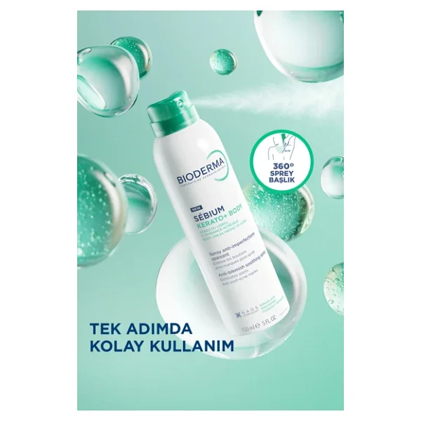 Bioderma Sebium Kerato+ Sivilce Ve Akne Lekesi Karşıtı 150 Ml Vücut Spreyi - Görsel 9