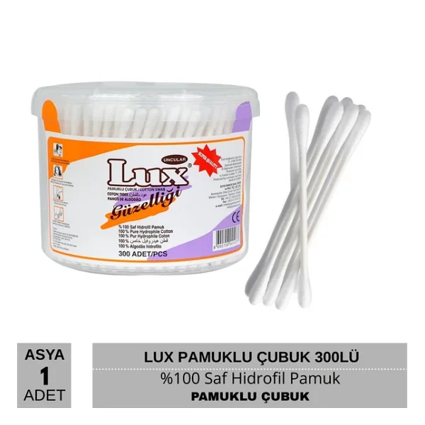 Lux 300 Adet Kulak Temizleme Çubuğu - Görsel 5