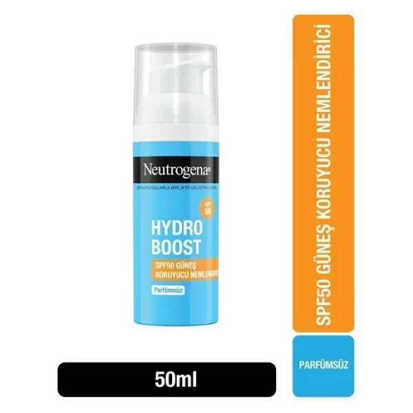 Neutrogena Hydro Boost Spf 50 Parfümsüz 50 Ml Nemlendirici Krem - Görsel 4