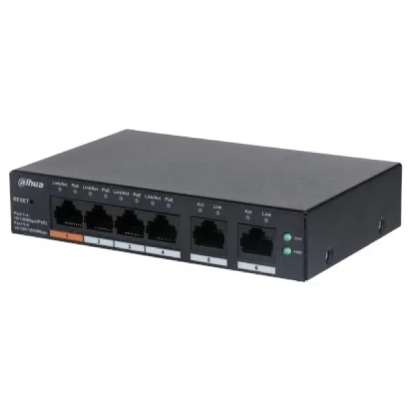 Dahua Cs4006-4et-60 4 Port 10/100/1000 Mbps Yönetilebilir Gigabit Poe Switch - Görsel 10