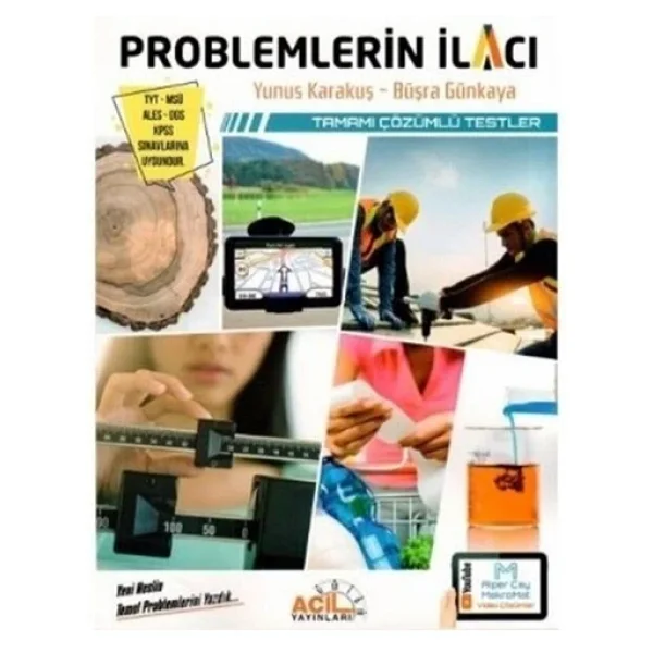 Acil Yayınları Problemlerin İlacı Tamamı Çözümlü Testler - Görsel 3