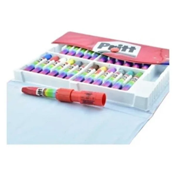 Pritt Çantalı 24'lü Pastel Boya - Görsel 8