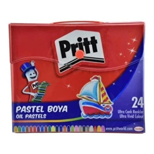 Pritt Çantalı 24'lü Pastel Boya - Görsel 6