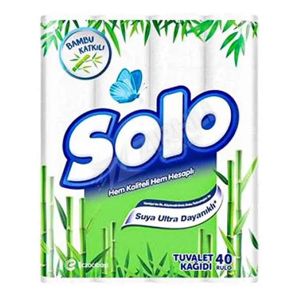 Solo 5 Adet Solo Tuvalet Kağıdı Bambu 40 Lı - Görsel 3