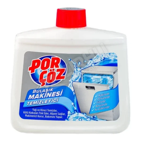 5 Adet Porçöz Bulaşık Makinesi Temizleyici 250 ml - Görsel 3