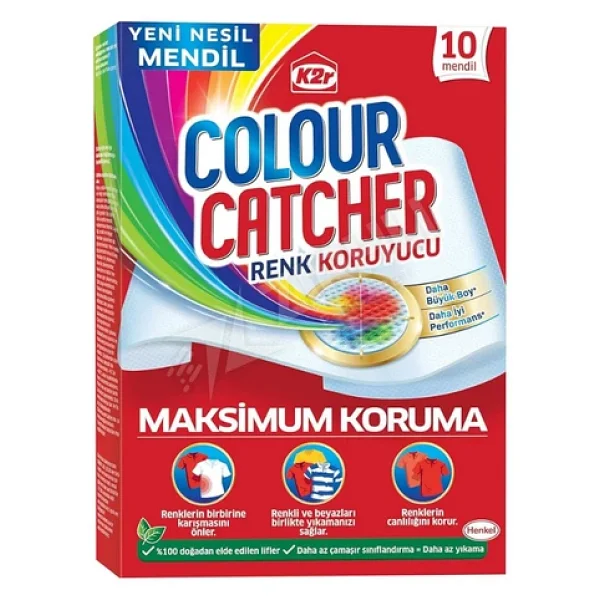 K2r Colour Catcher Renk Koruyucu Mendil 10'lu 4 Adet - Görsel 4