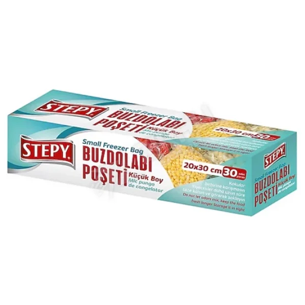 Stepy Küçük Boy Buzdolabı Poşeti 30'lu - Görsel 3
