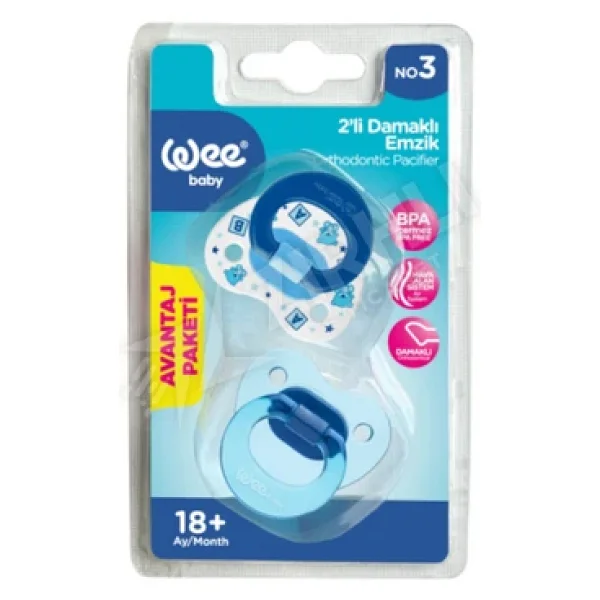 Wee Baby 439 Damaklı No:3 18 Ay+ 2'li Emzik - Görsel 3