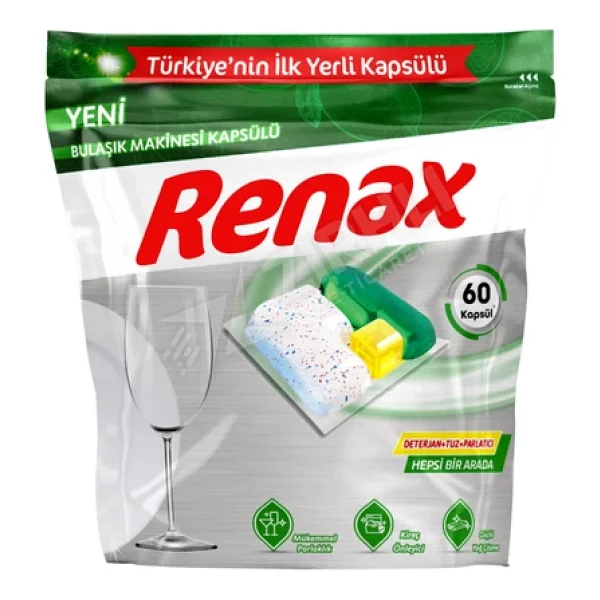 Renax Bulaşık Makinesi Kapsülü 60'lı - Görsel 3