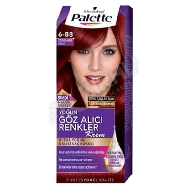 Palette Göz Alıcı Renkler 6.88 Sonbahar Kızılı Saç Boyası - Görsel 3