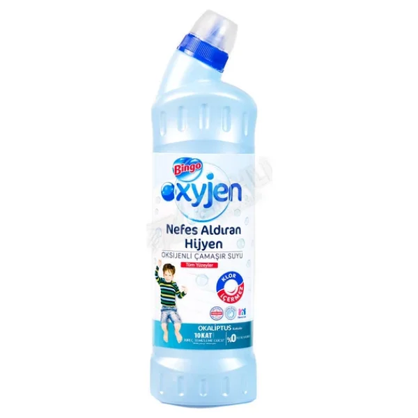 Bingo Oksijen Okaliptus Çamaşır Suyu 750 Ml - Görsel 5