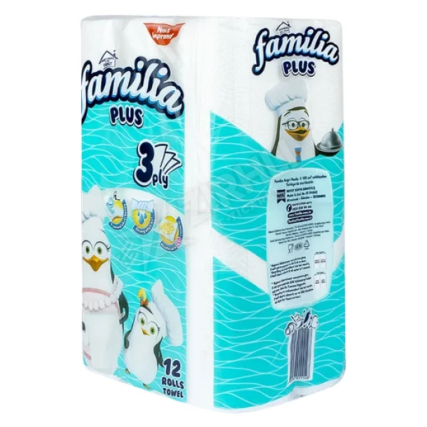 Familia Plus 3 Katlı 12'li Kağıt Havlu - Görsel 3